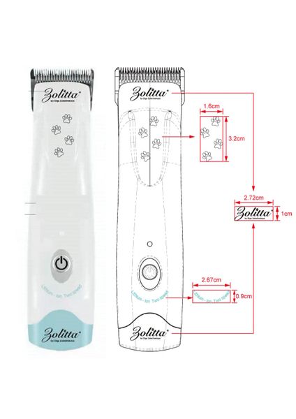 Zolitta Wave lithium-ion Two Speed Cordless Clipper