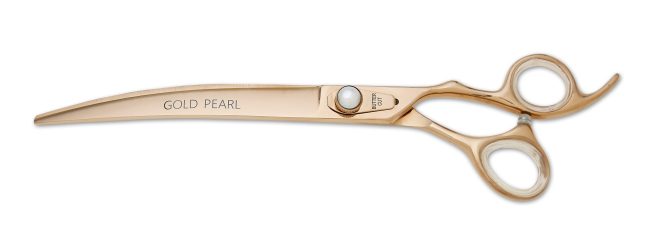 Gold Pearl Shears 8.5”- curved