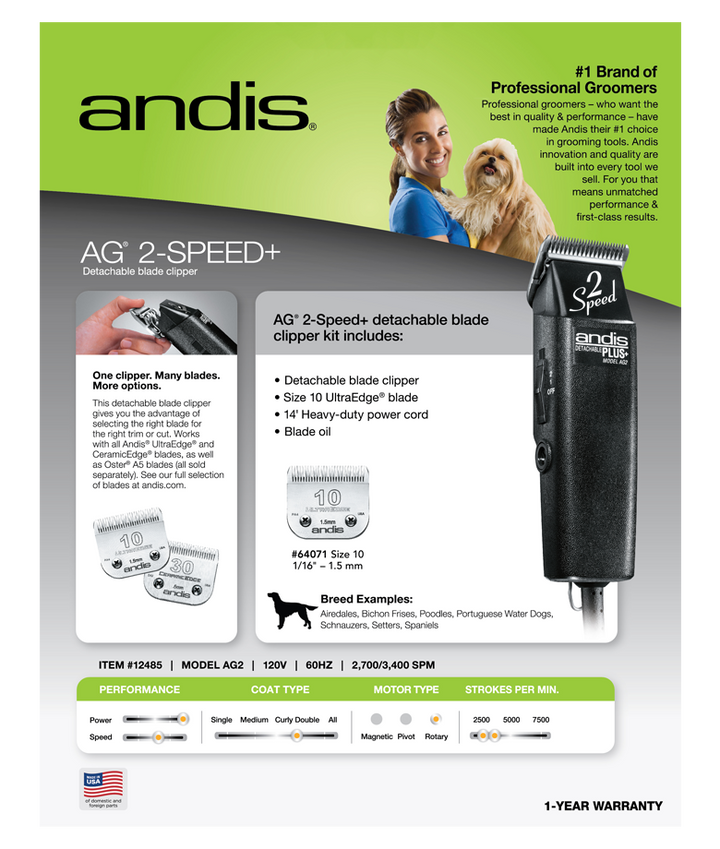 Andis Ag 2 speed +