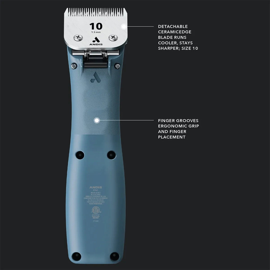 ANDIS EMERGE CLIPPER CORDLESS + FREE #7 CERAMICEDGE BLADE