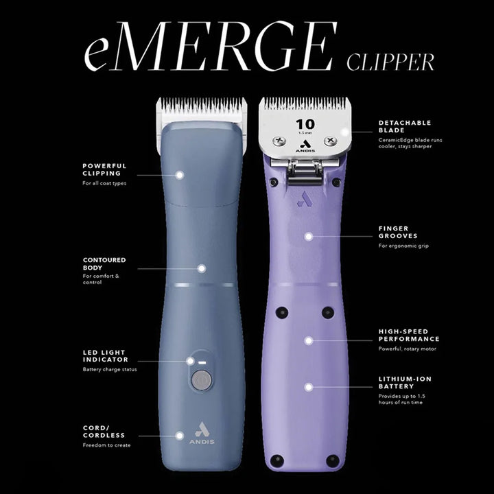 Andis Emerge Tondeuse Sans Fil  + Lame # 7FT Ceramicedge Gratuite