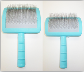 Brosse courbée / pines souples