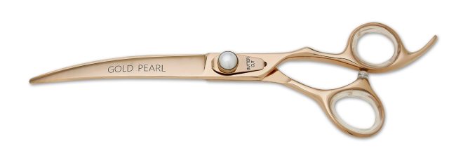 Ciseaux Gold Pearl 7.5'' - Courbé