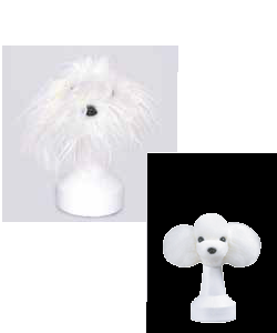 Replacement Head Hair for Educational Dog (only head hair- white, suit for Teddy and Bichon)